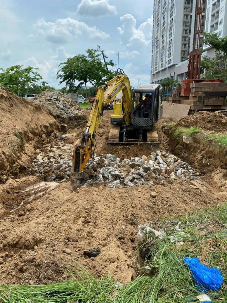 Dịch Vụ Đào Móng Công Trình & Vận Chuyển Đất Thải TP.HCM